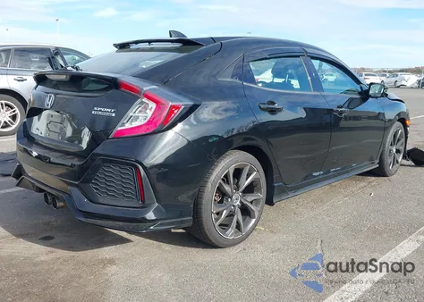 2019 Honda Civic Sport Touring из США, поврежденный, VIN SHHFK7H92KU400113